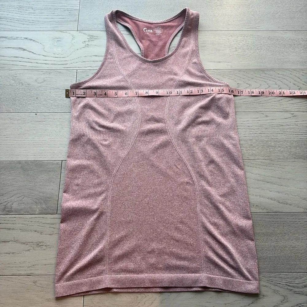 Zyia Active Poppy Charged Racerback Pink Tank Top Medium - Image 6