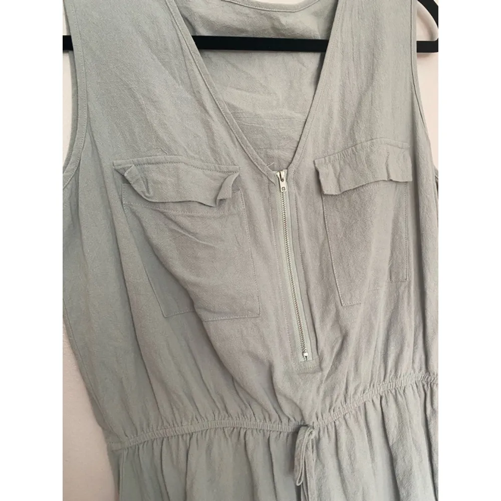 Sage Shorts Romper Boho Utility Zip Chic Travel Summer Capsule Spring Resort - Image 6