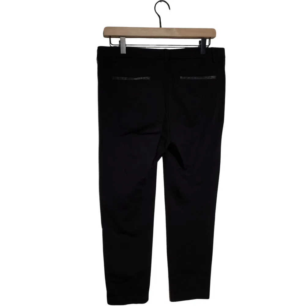 Vince Womens‎ Pants Pockets Stretch Black Skinny Zip Pockets High Rise Size 10 - Image 3