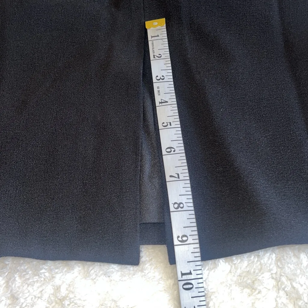 Dress The Population Louisa Flutter-Sleeve Black Dress - Size M - Image 8