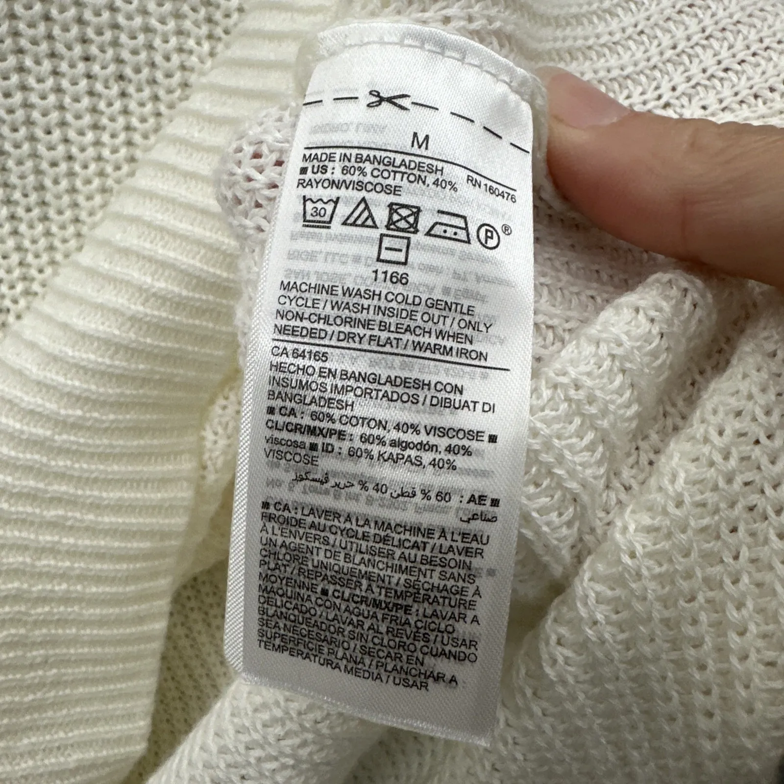 NWT Old Navy Knit Sweater Dress Ivory Capsule Holiday Stretch Women's Medium - Image 4