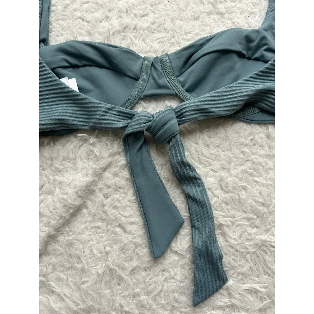 L*Space Nikita Bikini Top Size Medium in Dusky Blue - Image 5