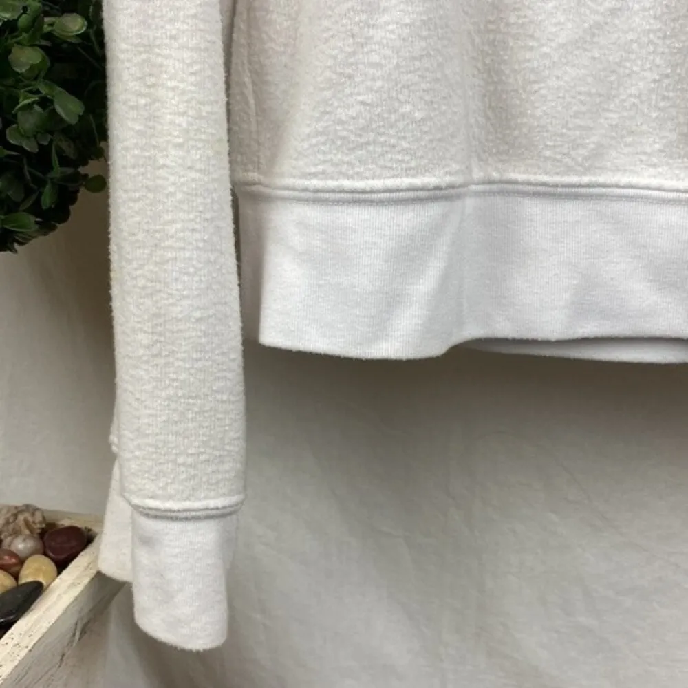 Wildfox White & Blue Heart Print Long Sleeve Sweatshirt XS - Image 3