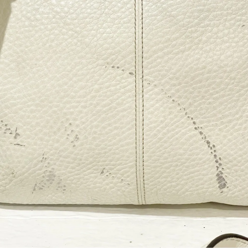 COACH PENELOPE Large Chalk White Pebbled Leather Crossbody Bag - Image 3