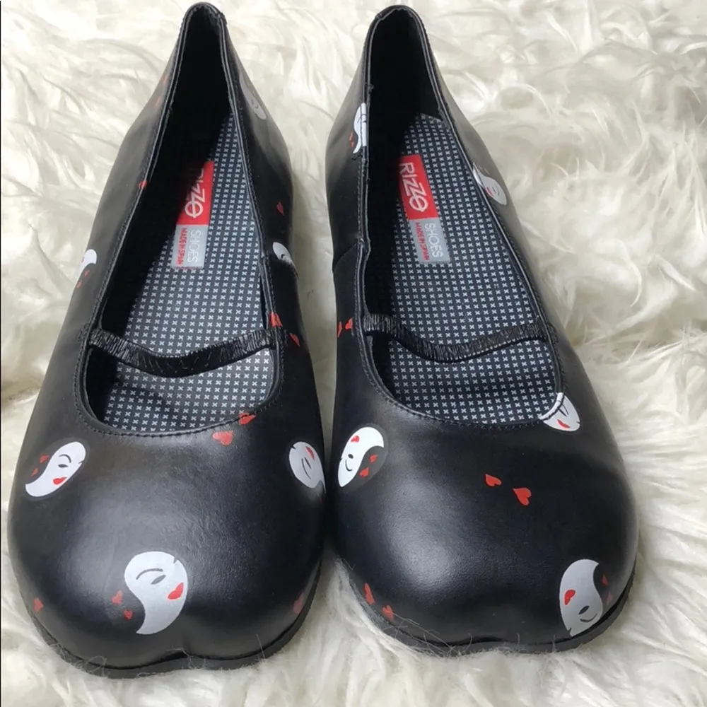 Halloween Rizzo Shoes Flats 8 Black - Image 2