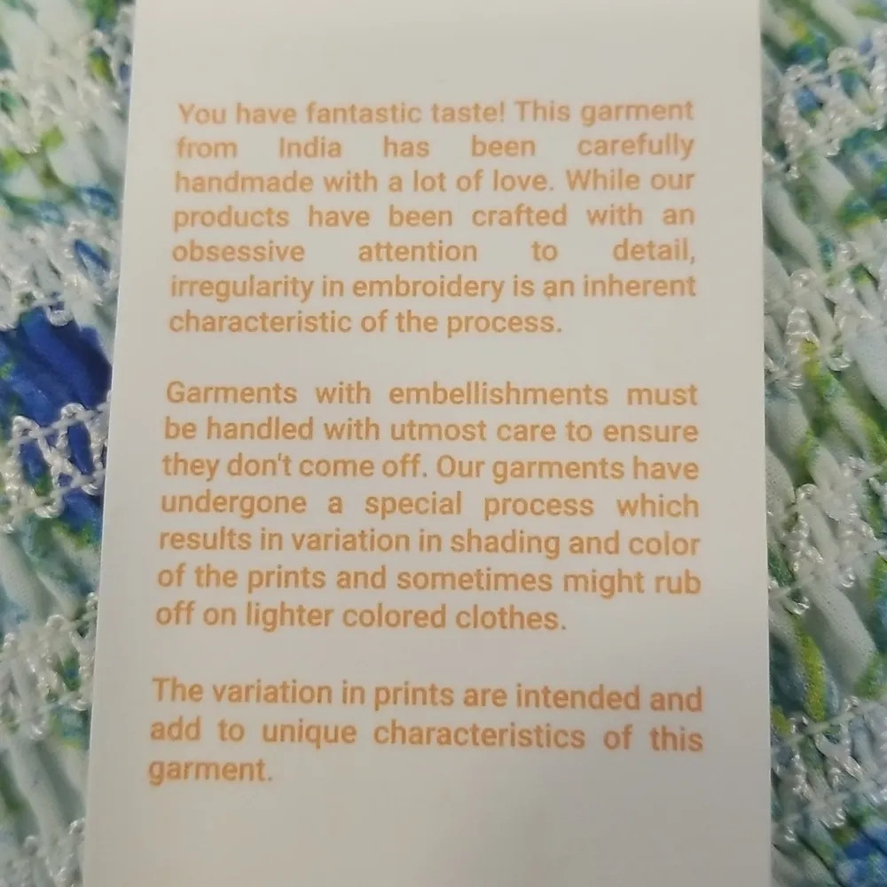💕ROCOCO SAND💕 Elan Maxi Dress ~ Green Blue Floral Print 100% Cotton Small NWT - Image 11