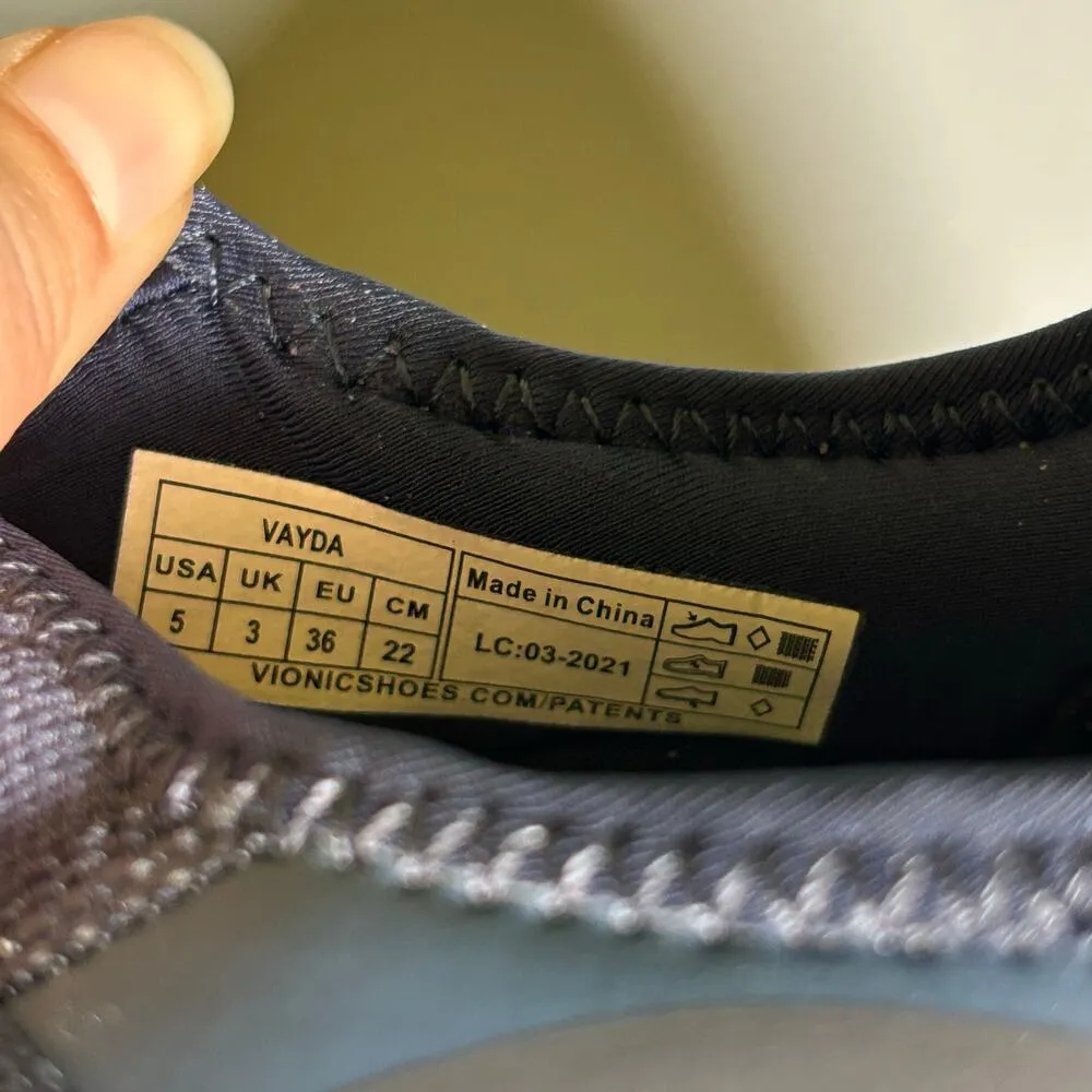 Vionic Women's Mesh Slip On Sneakers Vayda Navy Comfort Shoes US 5 M NWB - Image 6