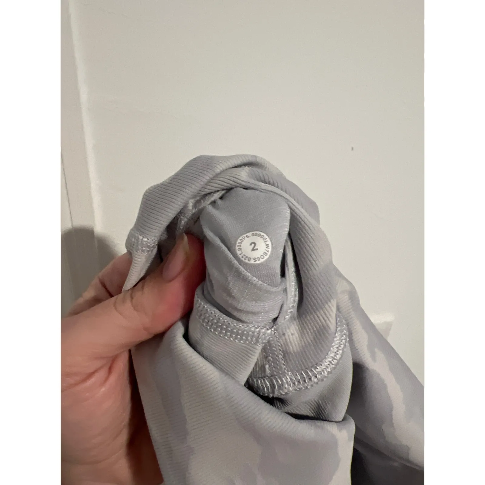 Lululemon 8” Inseam Shorts – White Camo, Size 2 - Image 5