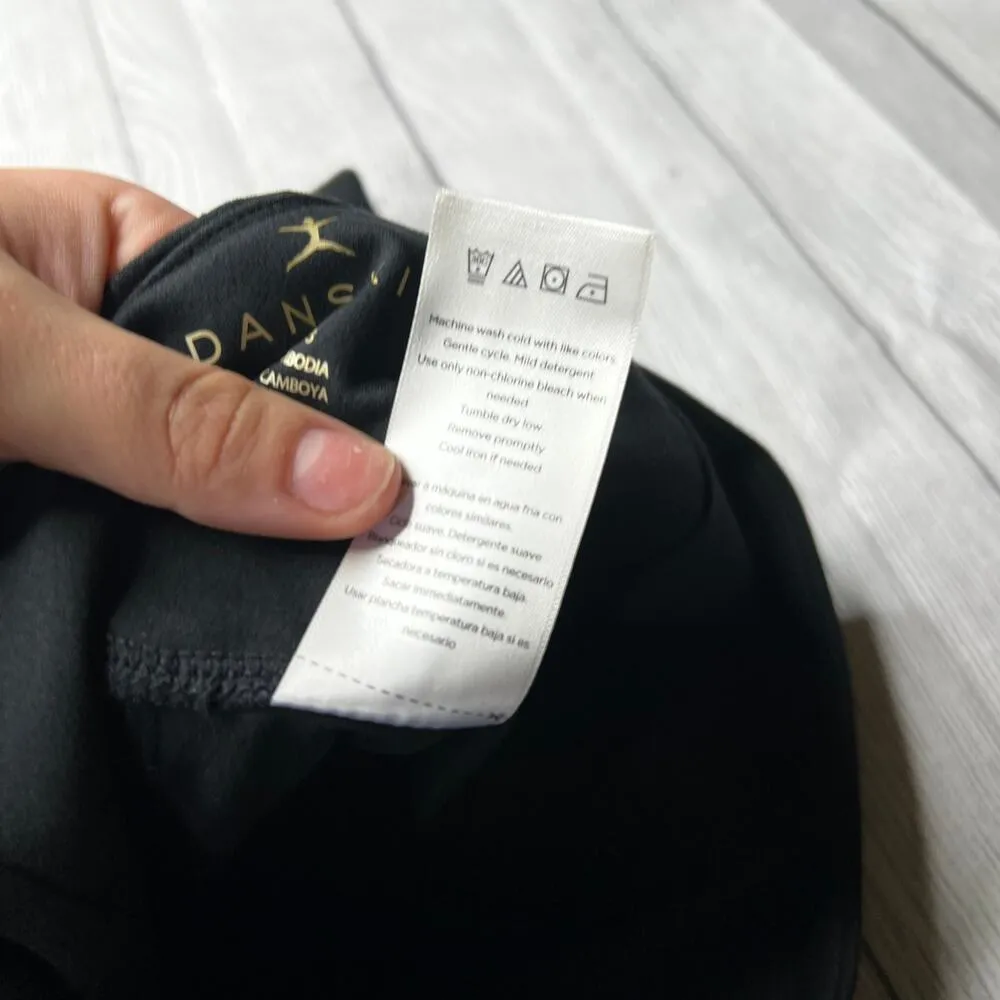 Danskin Seafoam Black Athletic Nike Shorts High Rise Athleisure Size Small - Image 8