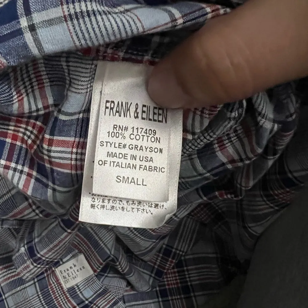 Frank & Eileen grayson plaid button down small - Image 11