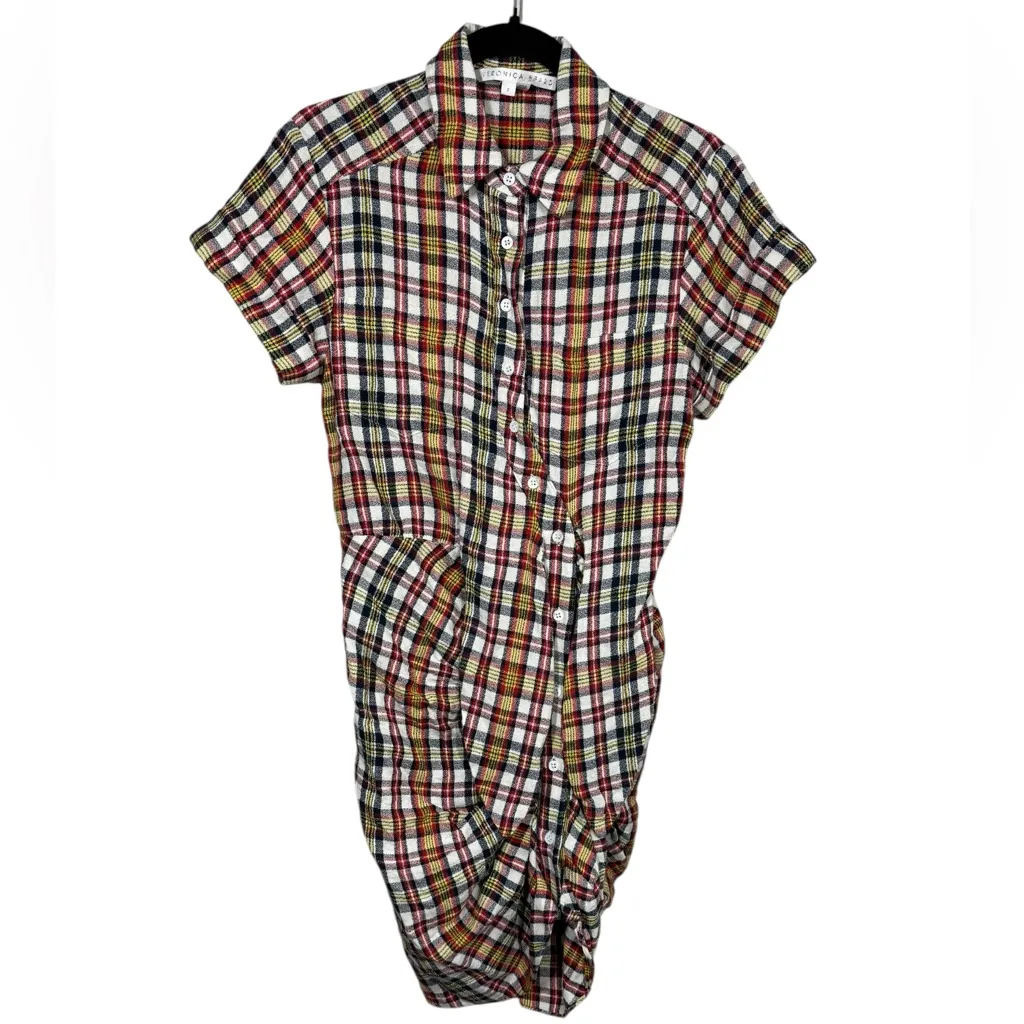 Veronica Beard Sierra Shirt Dress Size 2 - Image 3