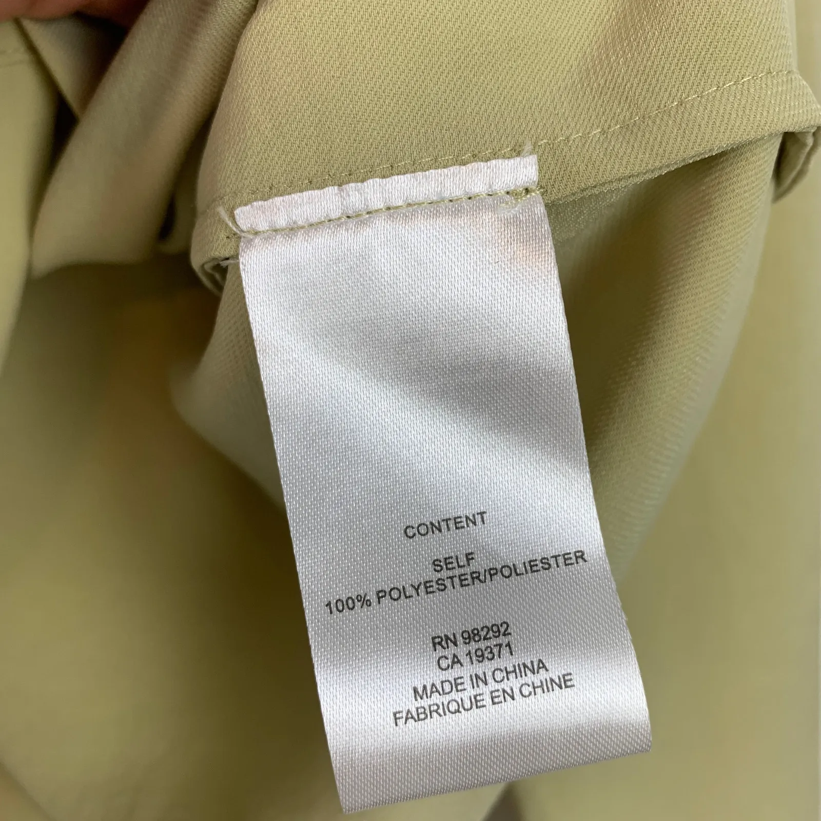 Tibi Soft Drape Slim Button Down Collared Shirt Top Clay Size 8 - Image 7