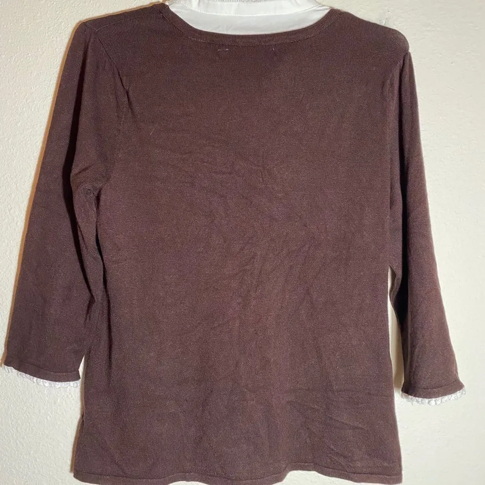 Notations Layered‎ Sweater - Image 4