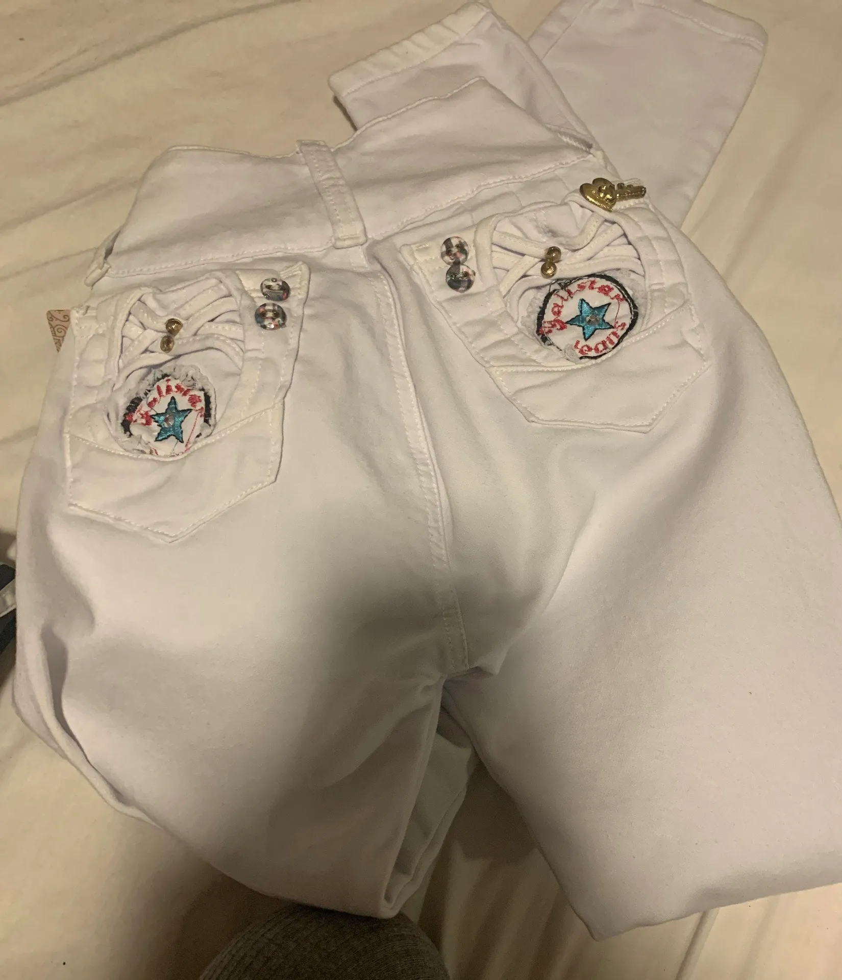 Colombian Buttlift Jeans White Size 30 - Image 2