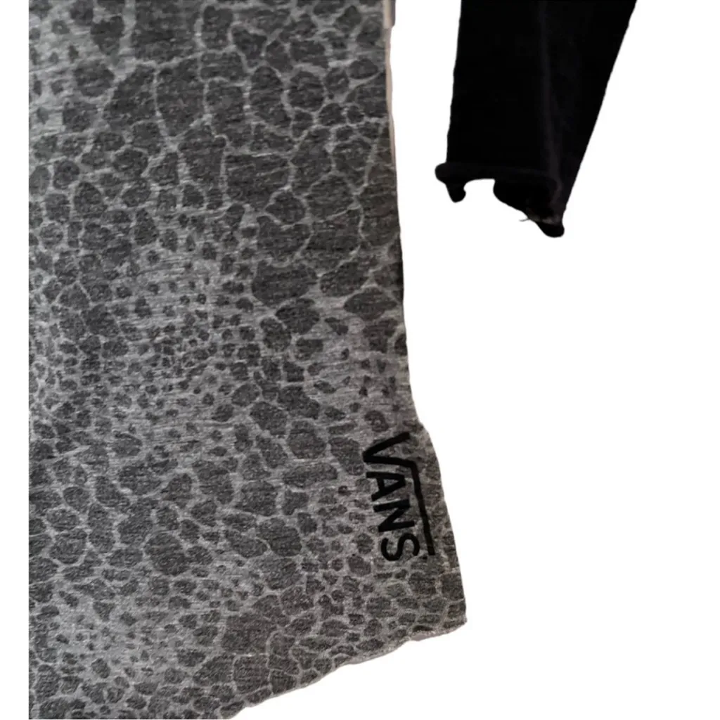 Vans off the wall classic Black and Gray Women's Top or long sleeve tee - Image 4