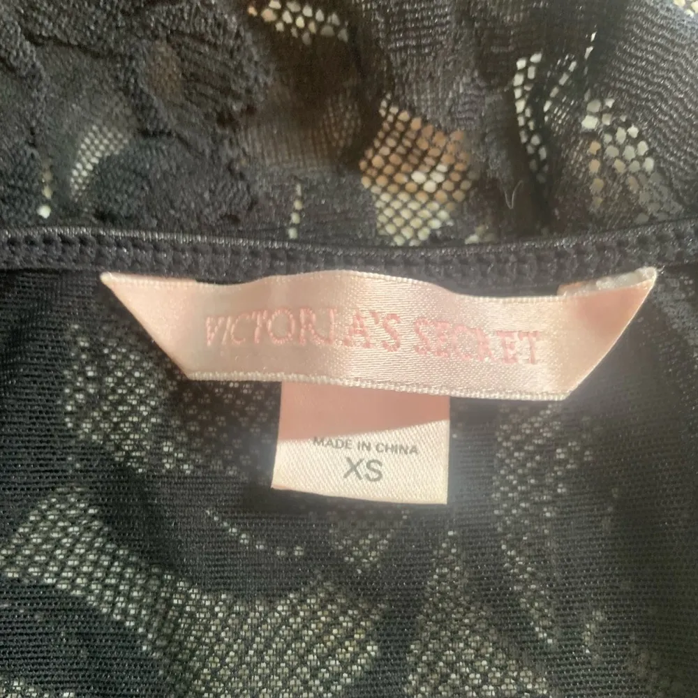 Victoria’s Secret Laced Stretchy Intimates Nighty Black XS Teddy          2075 - Image 4