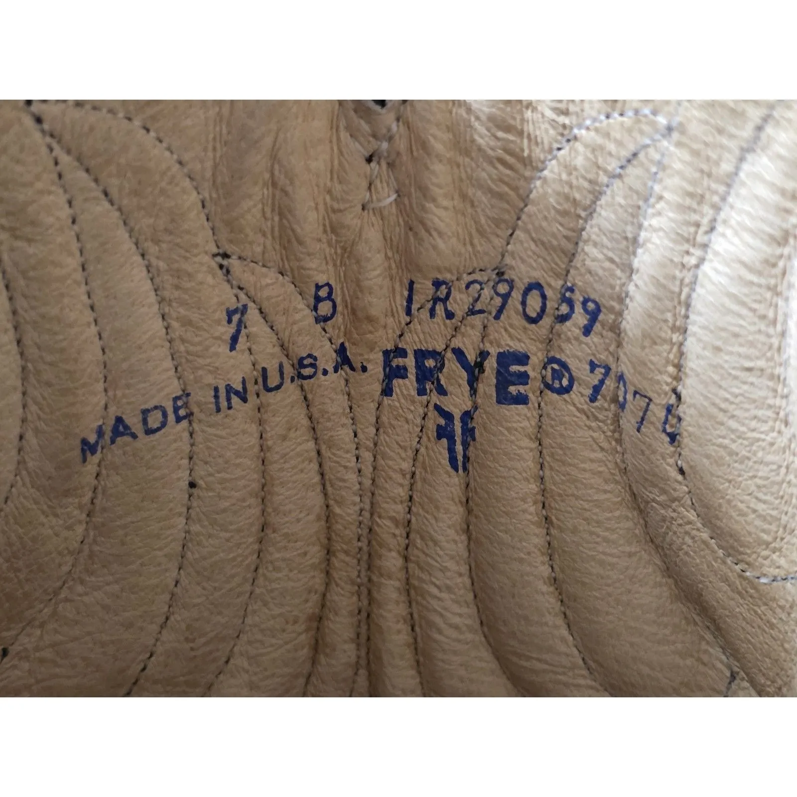 Vintage Frye Flame Inlay Boho Leather Western Cowboy Campus Daisy Boots Size 7 B - Image 15