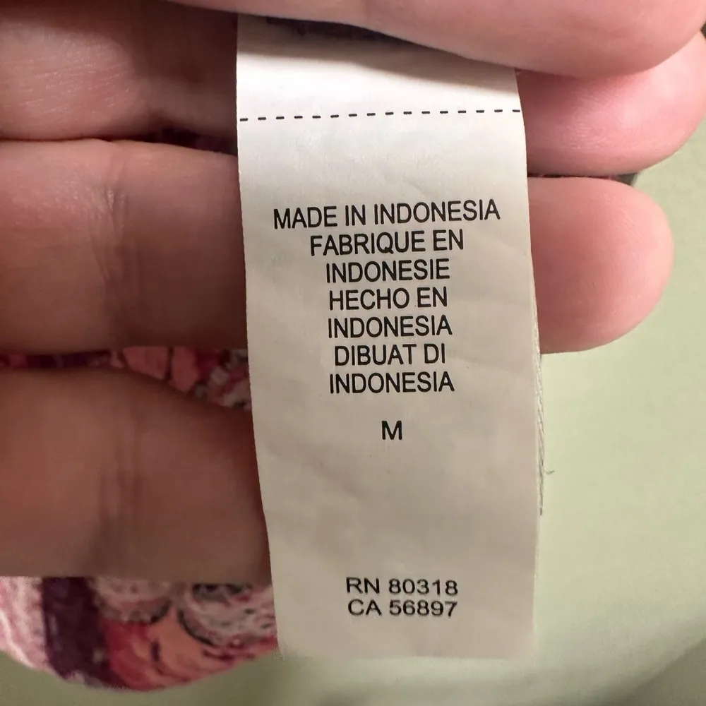 Lucky Brand long sleeve pink paisley top - Image 4