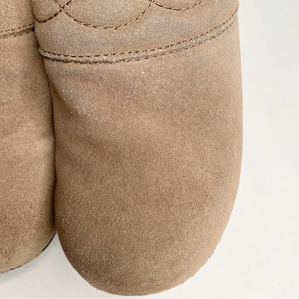 LAND’S END SUEDE HARD RUBBER SOLE CLOGS SIZE 8 - Image 10