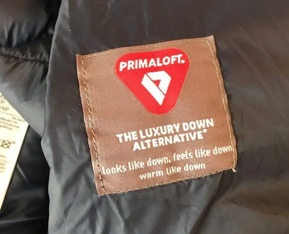 Gap Faux Fur Puffer Vest Jacket Navy Blue Cozy Primaloft Down Alternative XS new - Image 15