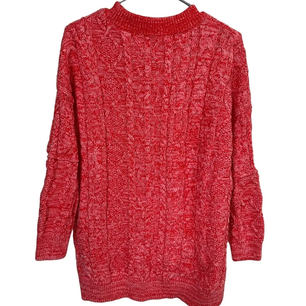 Pilcro Anthropology Coral Knit Sweater M - Image 2