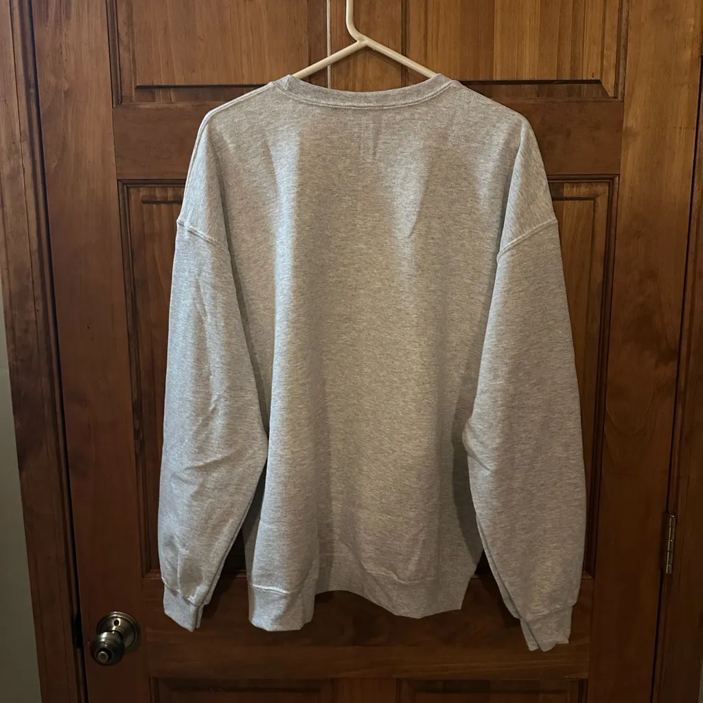 Detroit Lions sweatshirt! NFL gray sequin bedazzled logo crewneck size XL! - Image 6