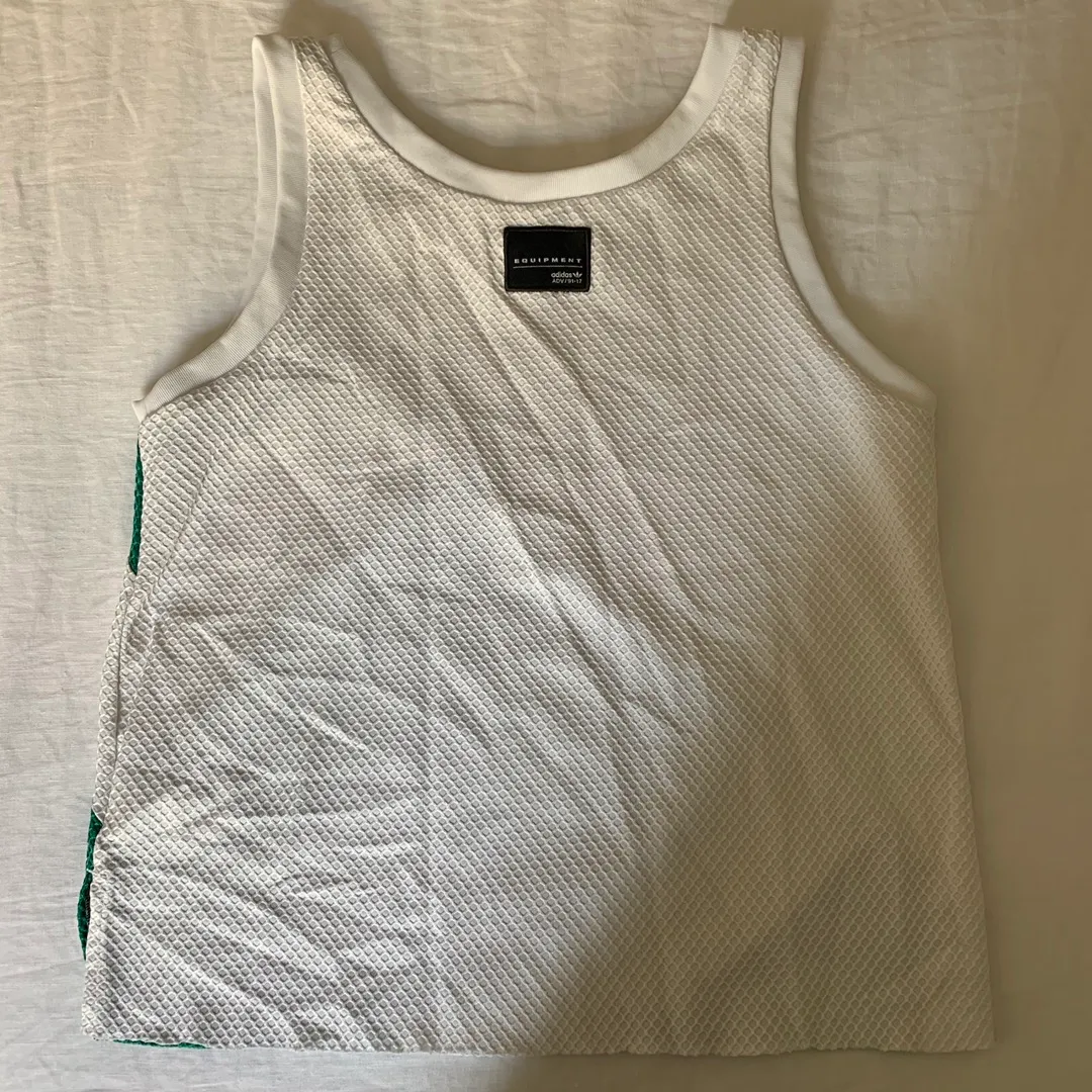 Adidas Green Stripe Tank - Image 2