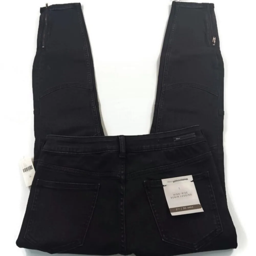 J814 NWT Anthropologie Pilcro/Letterpress High Rise Denim Legging 30 - Image 3