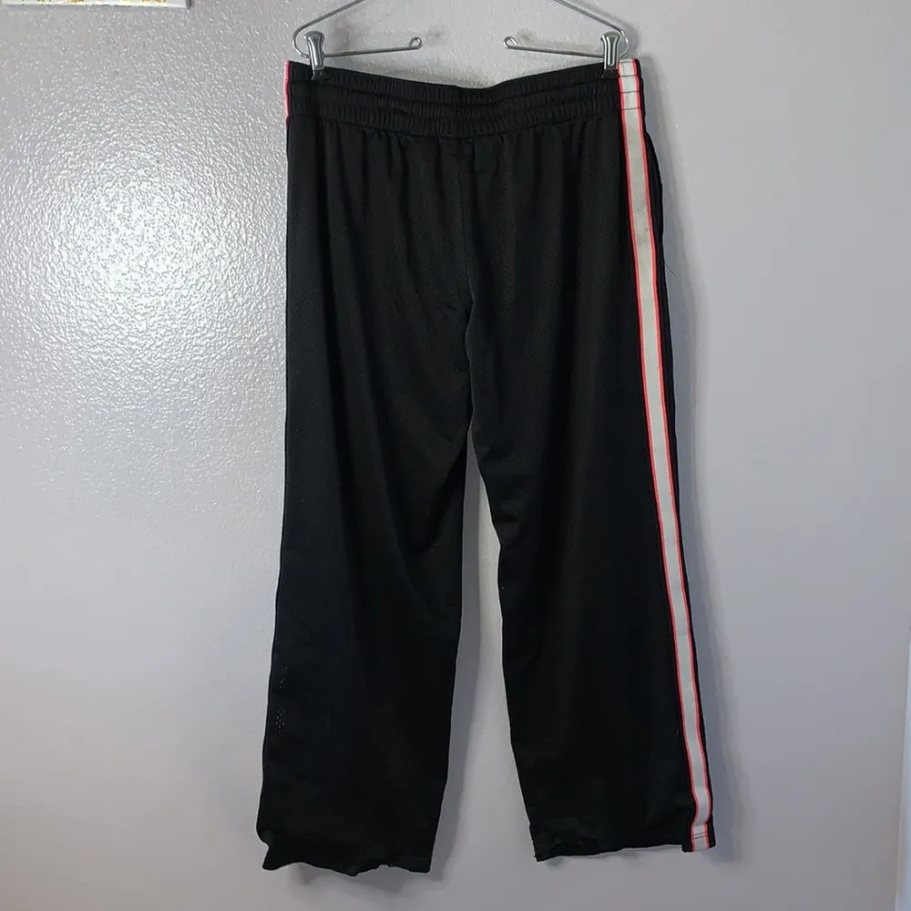 Danskin Now black mesh comfy elastic waist athletic pants with pockets Size L - Image 4