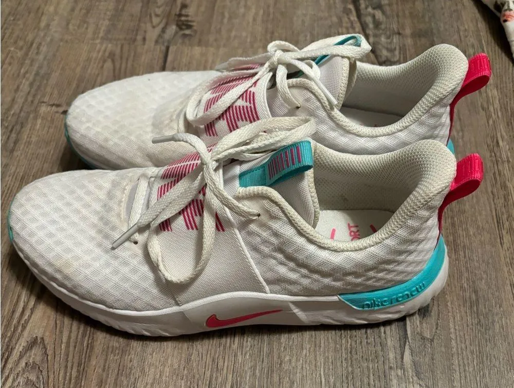 Nike Renew In Season TR 9 Running Sneakers Womens White Mesh size 7 - Image 3