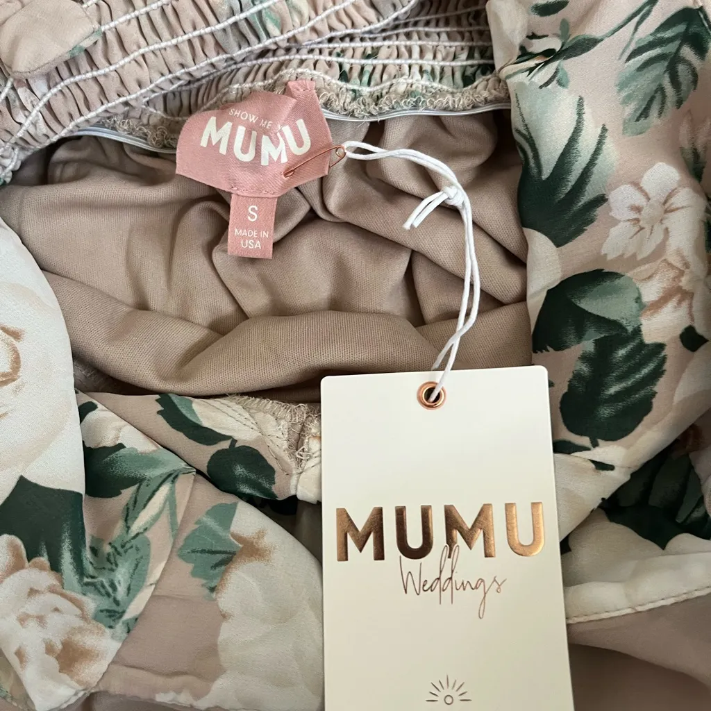 NWT Show Me‎ Your Mumu Reese Ruffle Tier Dress in Bouquet Toss Size Small - Image 10