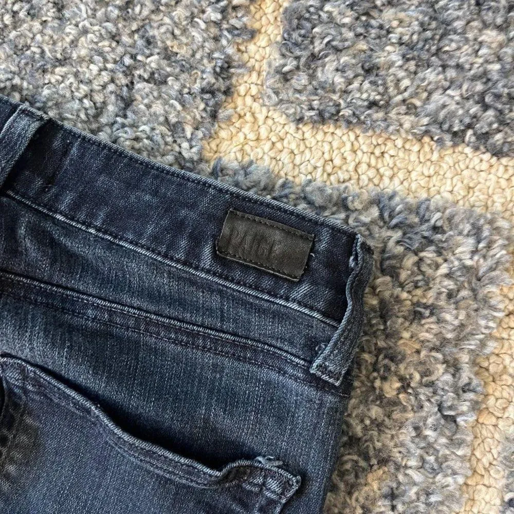 Paige Dark Wash Jeans Hoxton Ultra Skinny Size 26 - Image 4