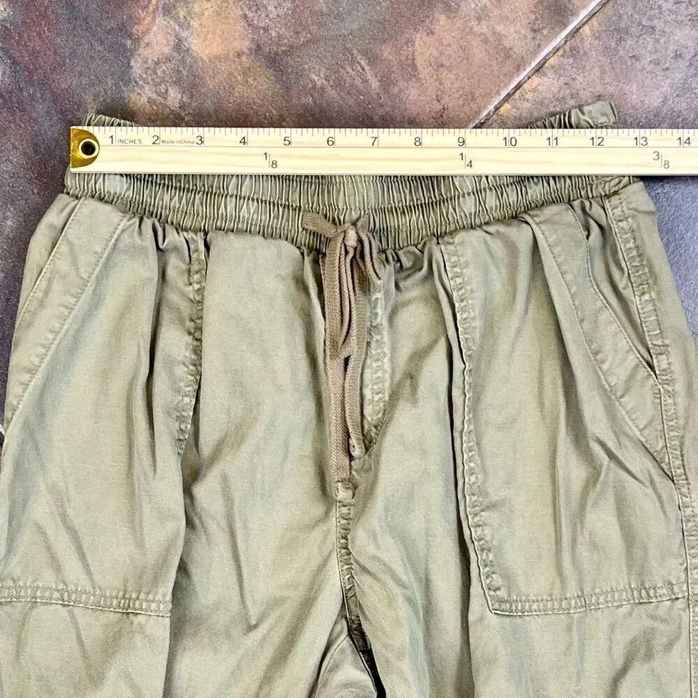 A New Day Army Green Cargo Pull-on Jogger Pants Small - Image 2