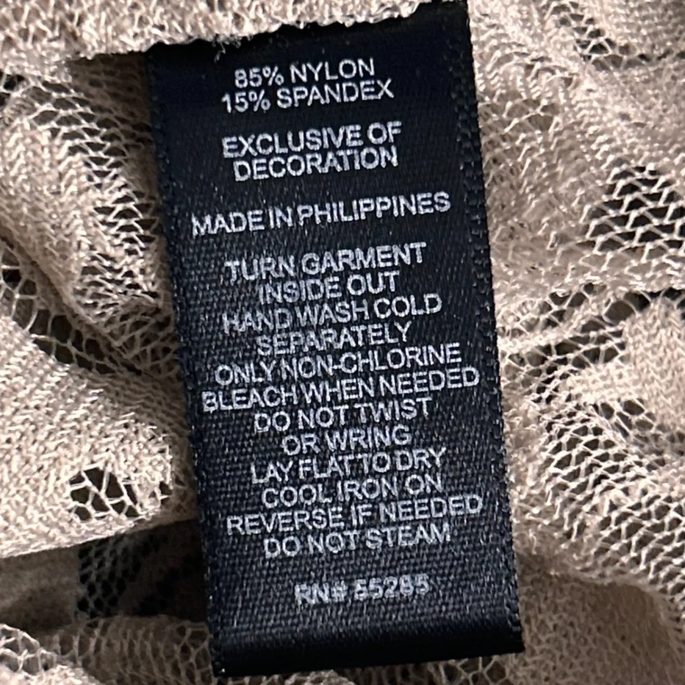 Express Lace Top Large Floral Sheer Cover Up Feminine Resortwear Travel Vacation - Image 8