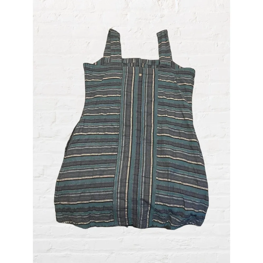 Roxy Women's Large Dress Button Up Mini Summer‎ Casual - Image 4