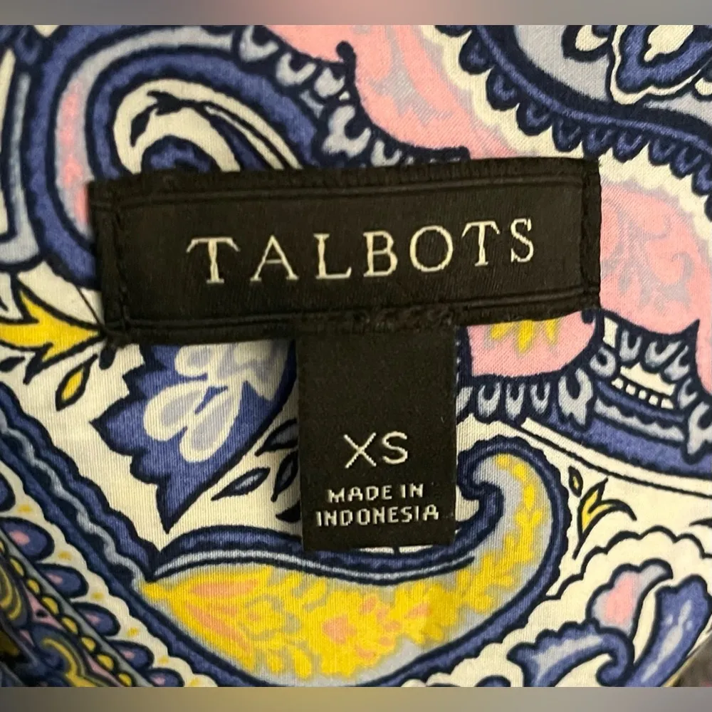 Talbots- Boho button-down top multicolor Size‎ XS - Image 6