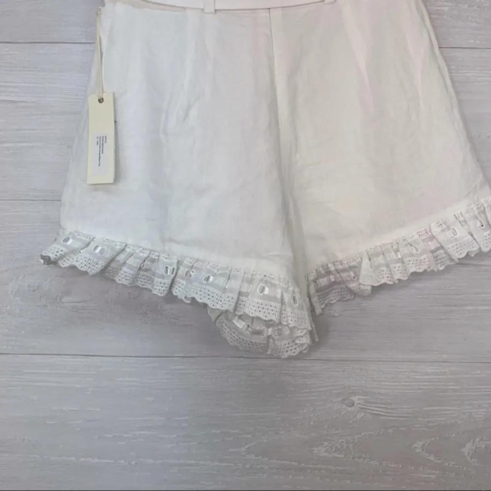 Capulet Natasha Belted Shorts White Size S - Image 9