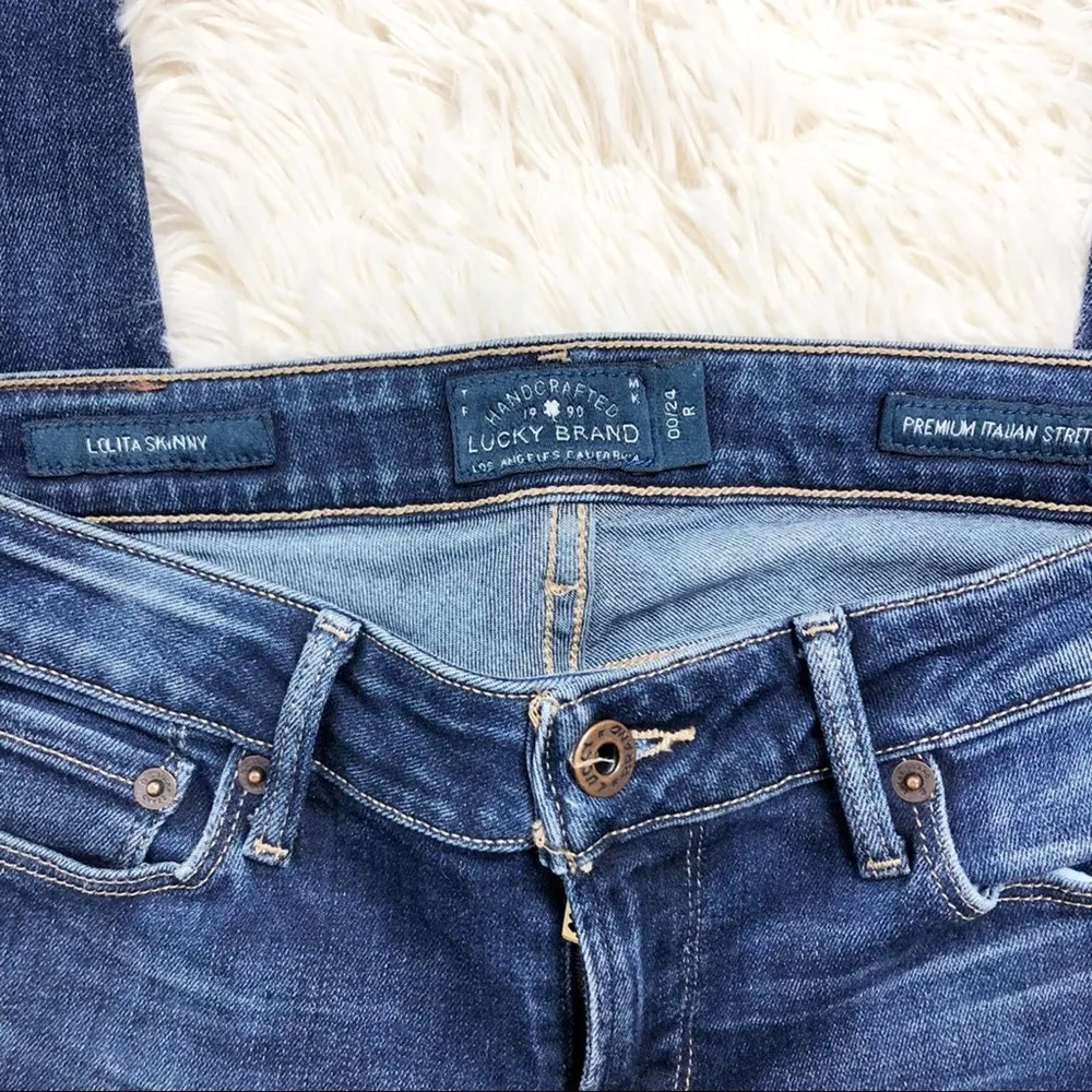 Lucky Brand Lolita Distressed Skinny Jeans Size 00 - Image 4