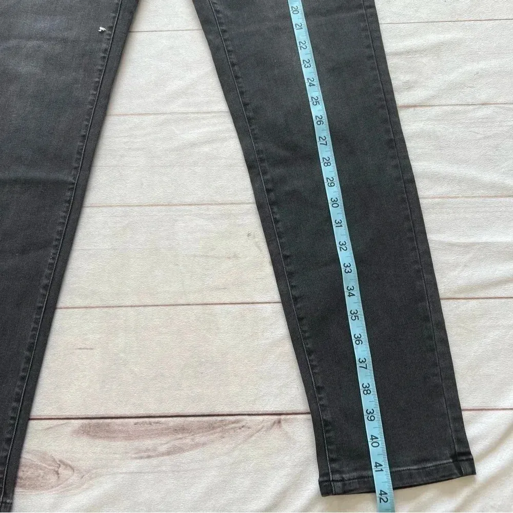 NWT Coldwater Creek Womens Mid Rise Slim leg denim Black jeans Size 8T - Image 10