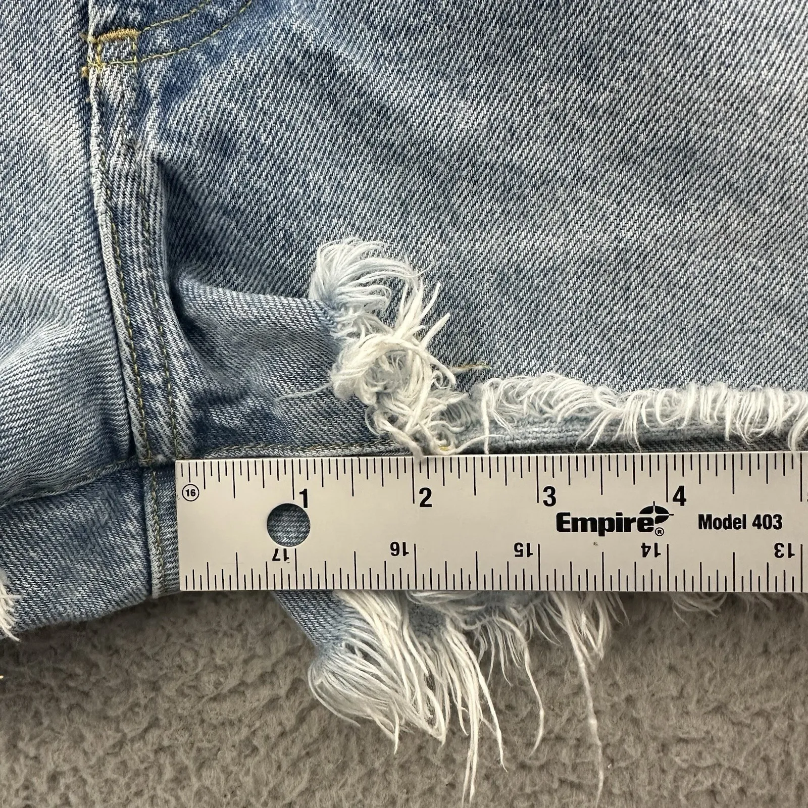 Agolde Parker Shorts 2" High‎ Rise Distressed Cut Off Festival Beach Women's 28 - Image 9