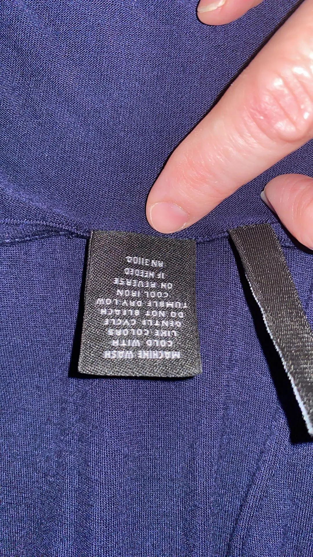 s tunic blouse deep cut neckline 3/4” belled sleeves size large - Image 8