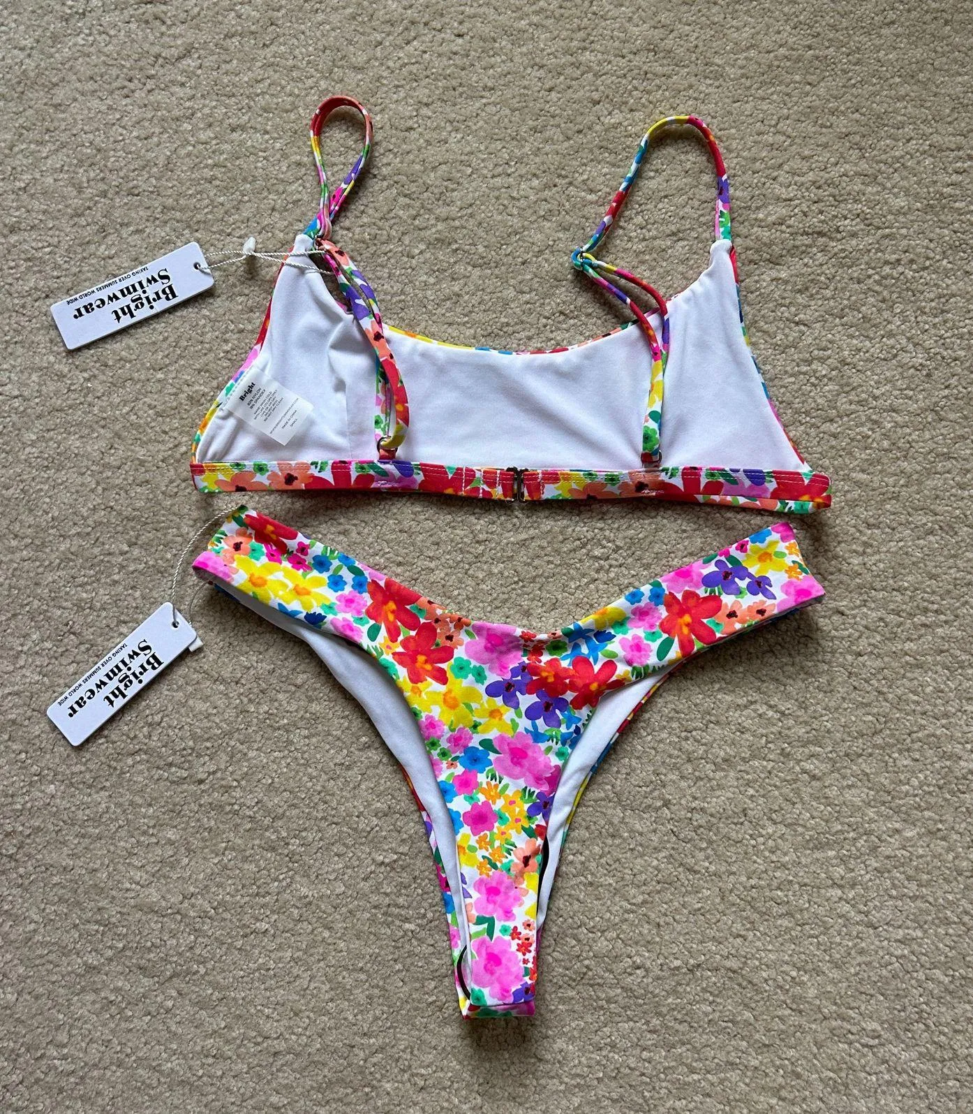 Bright Swimwear Bikini Set Floral - Image 2