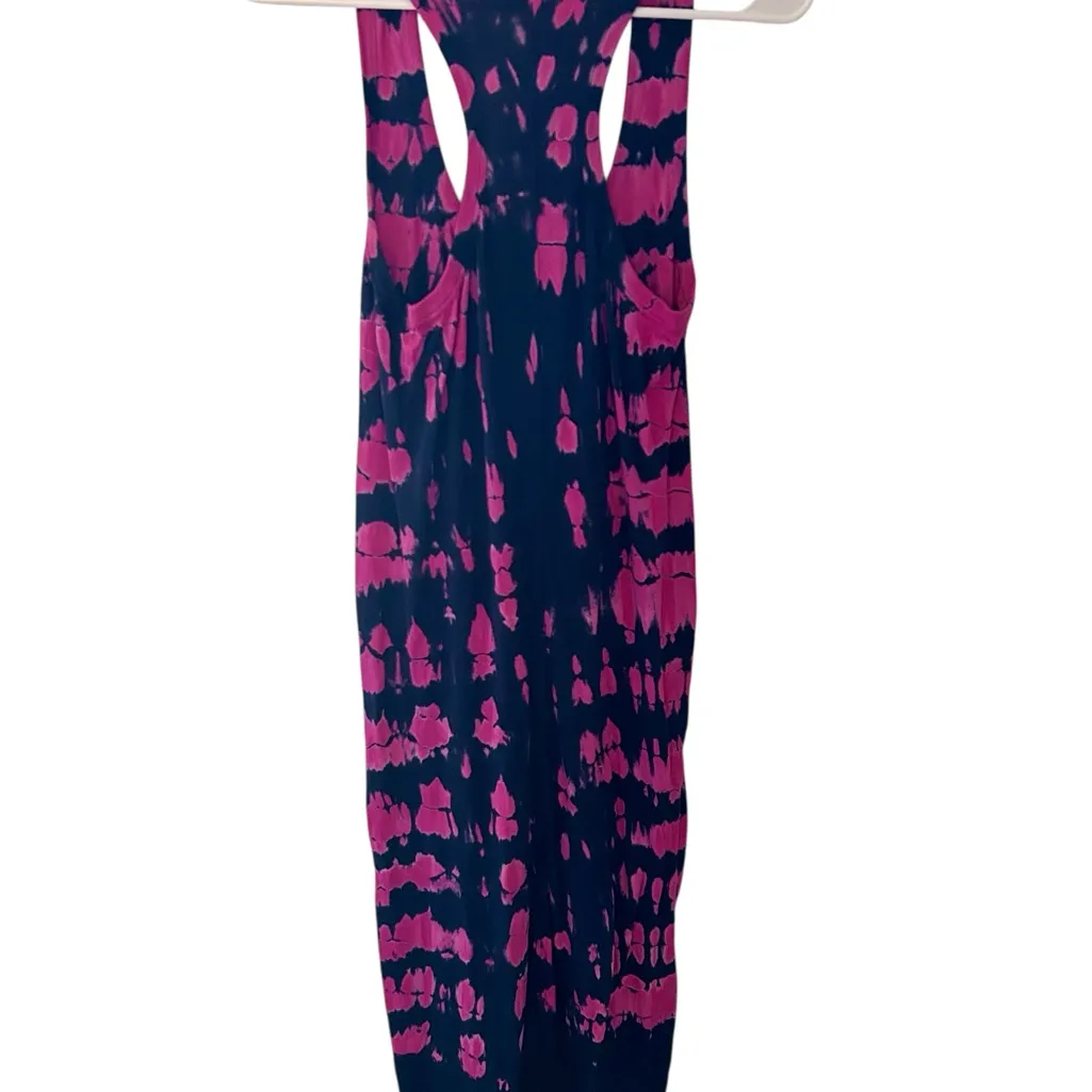 YFB Young Fabulous Broke Tie Dye Racerback Maxi Dress Boho Chic - Image 2