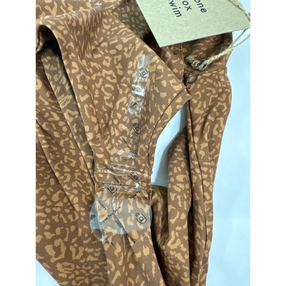 Stone Fox SWIM‎ Roca Bottom in Wild Cat XL NWT - Image 4