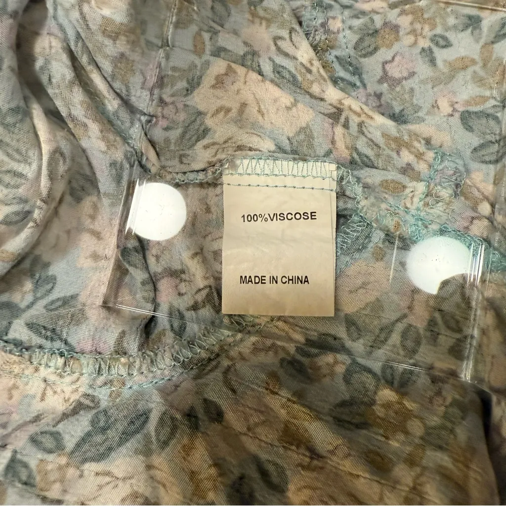 Like New Little Lies Lola Floral Mini Dress Blue Size XS - Image 8