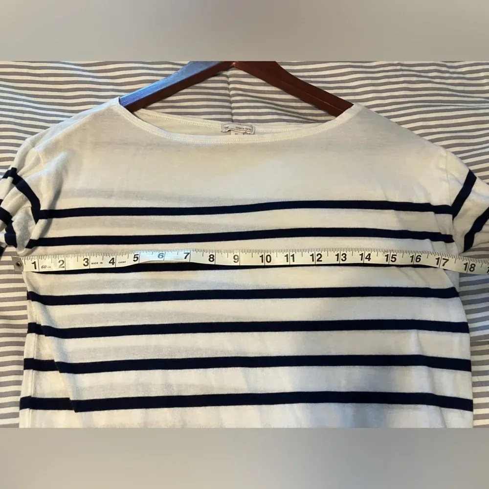 Gap Striped Luxe Boatneck Tee XS‎ - Image 5