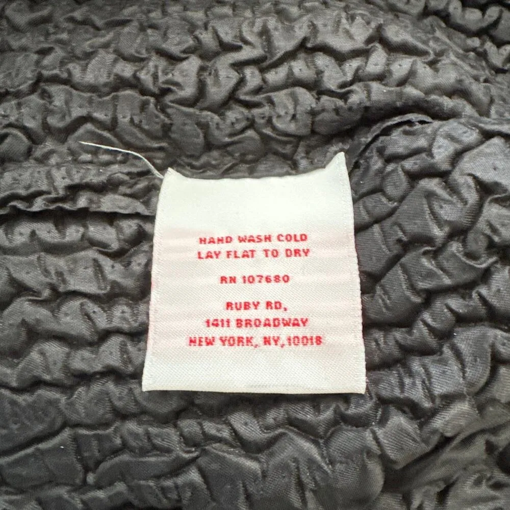 Ruby Rd 100% silk multicolored zip up jacket size medium - Image 12