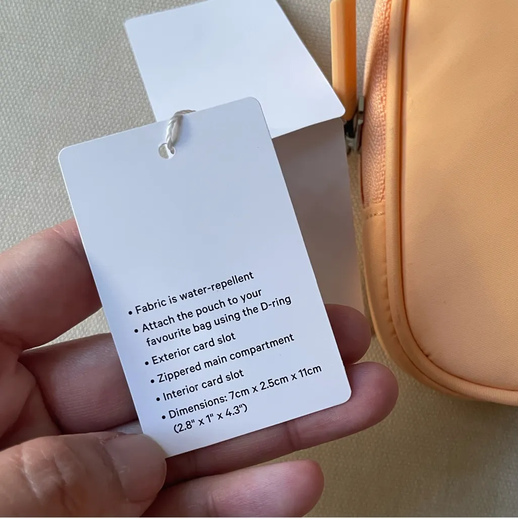 Lululemon Clippable Nano Pouch - Rock Melon - Image 8