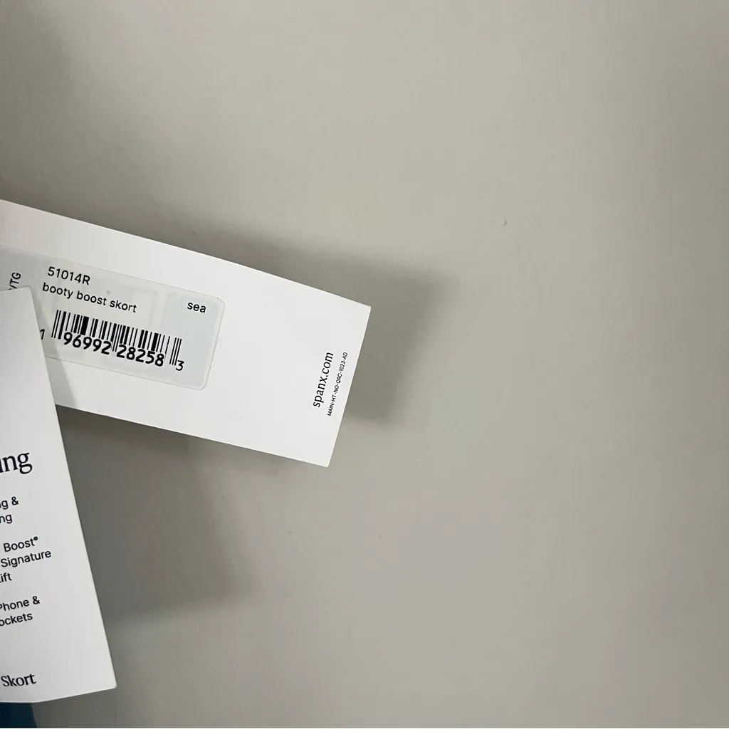 NWT Spanx Booty Boost Skort Size XL Blue - Image 4