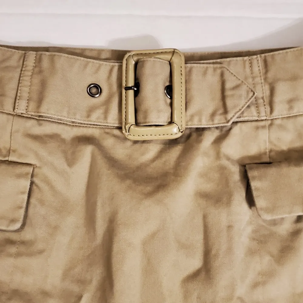 🔥SALE🔥Urban Outfitters Scout Tan Belted Mini Skirt M - Image 9